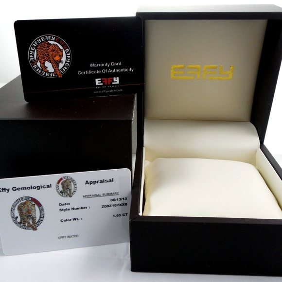 Gold Diamond White Dial Unisex Watch main image 4